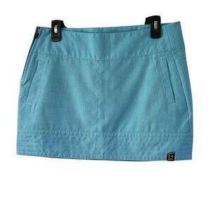 Under Armour MTN Women's Skirt Blue Size 8 Pockets Zip Golf Mini Activewear